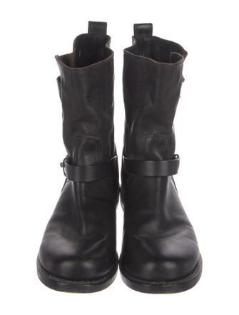 Rag & Bone Leather Moto Boots