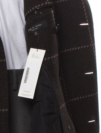 Rag & Bone Plaid Print Trench Coat