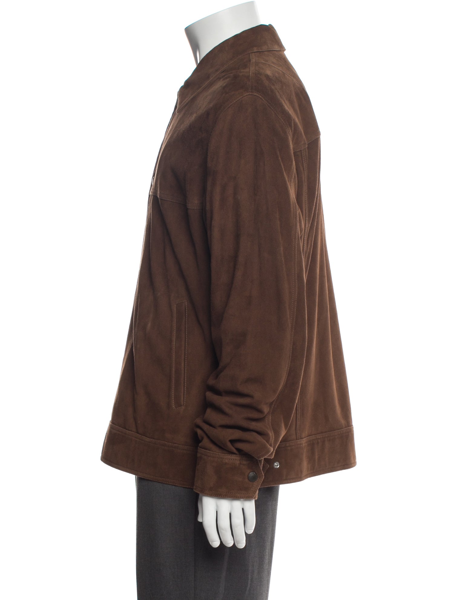 Rag & Bone Suede Trucker Jacket