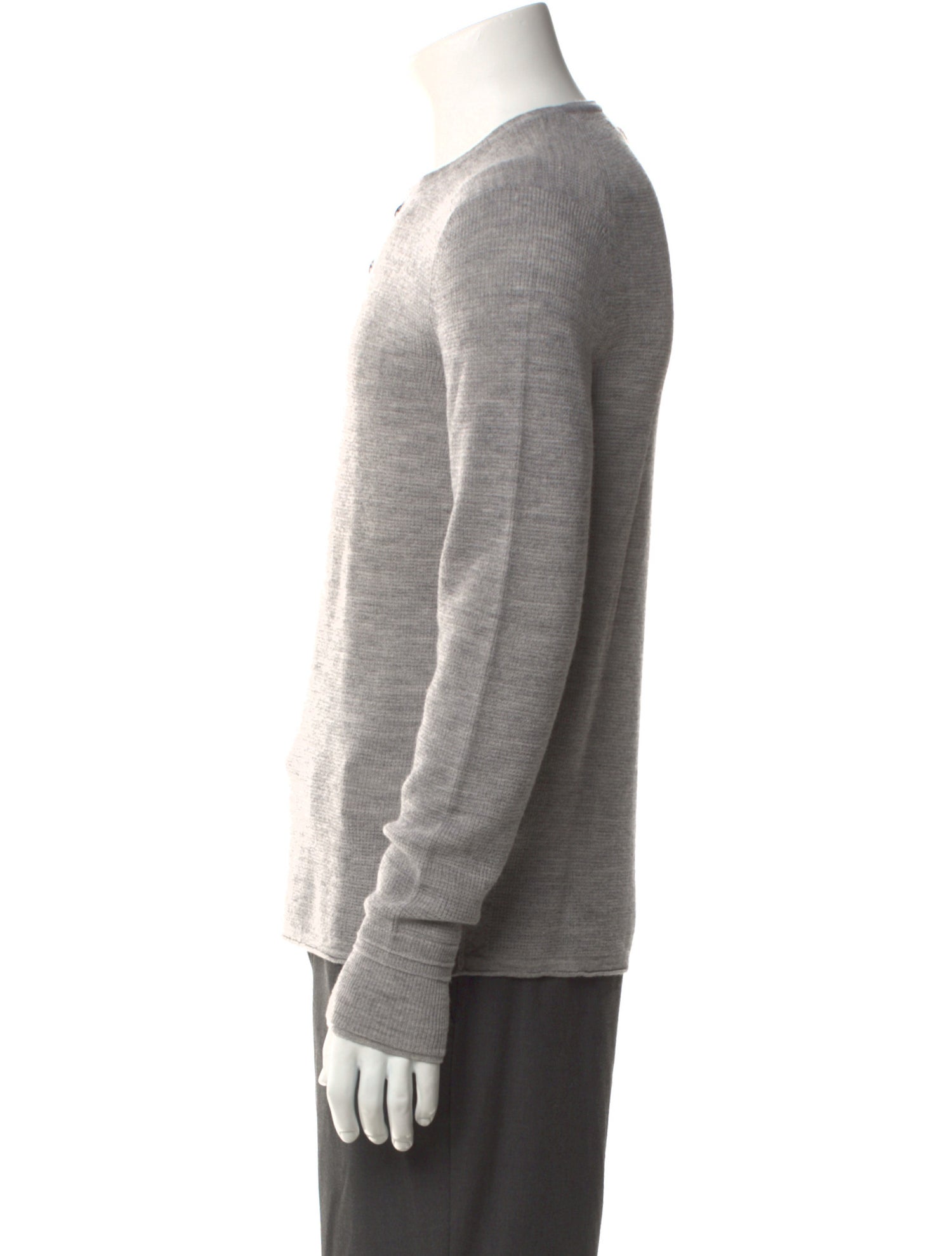 Rag & Bone Mock Neck Long Sleeve Polo Sweater
