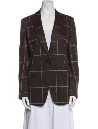 Rag & Bone Plaid Print Blazer