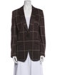 Rag & Bone Plaid Print Blazer