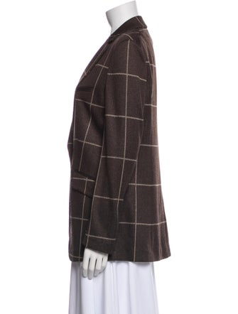 Rag & Bone Plaid Print Blazer