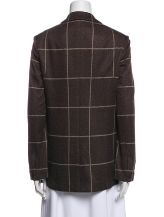 Rag & Bone Plaid Print Blazer