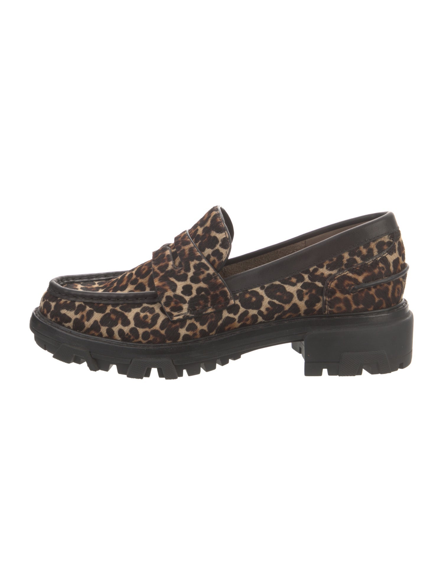 Rag & Bone Ponyhair Animal Print Loafers