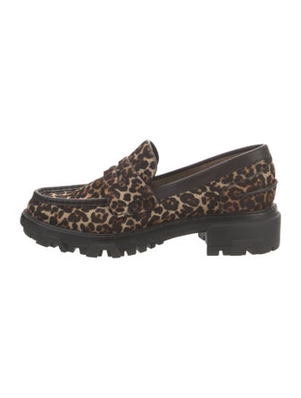 Rag & Bone Ponyhair Animal Print Loafers