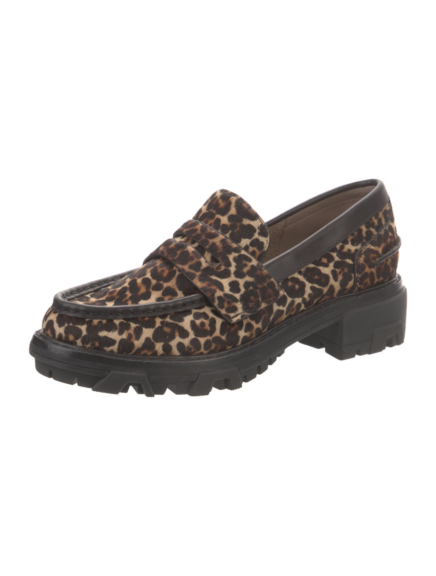Rag & Bone Ponyhair Animal Print Loafers