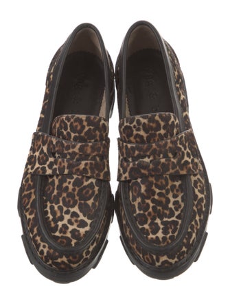 Rag & Bone Ponyhair Animal Print Loafers