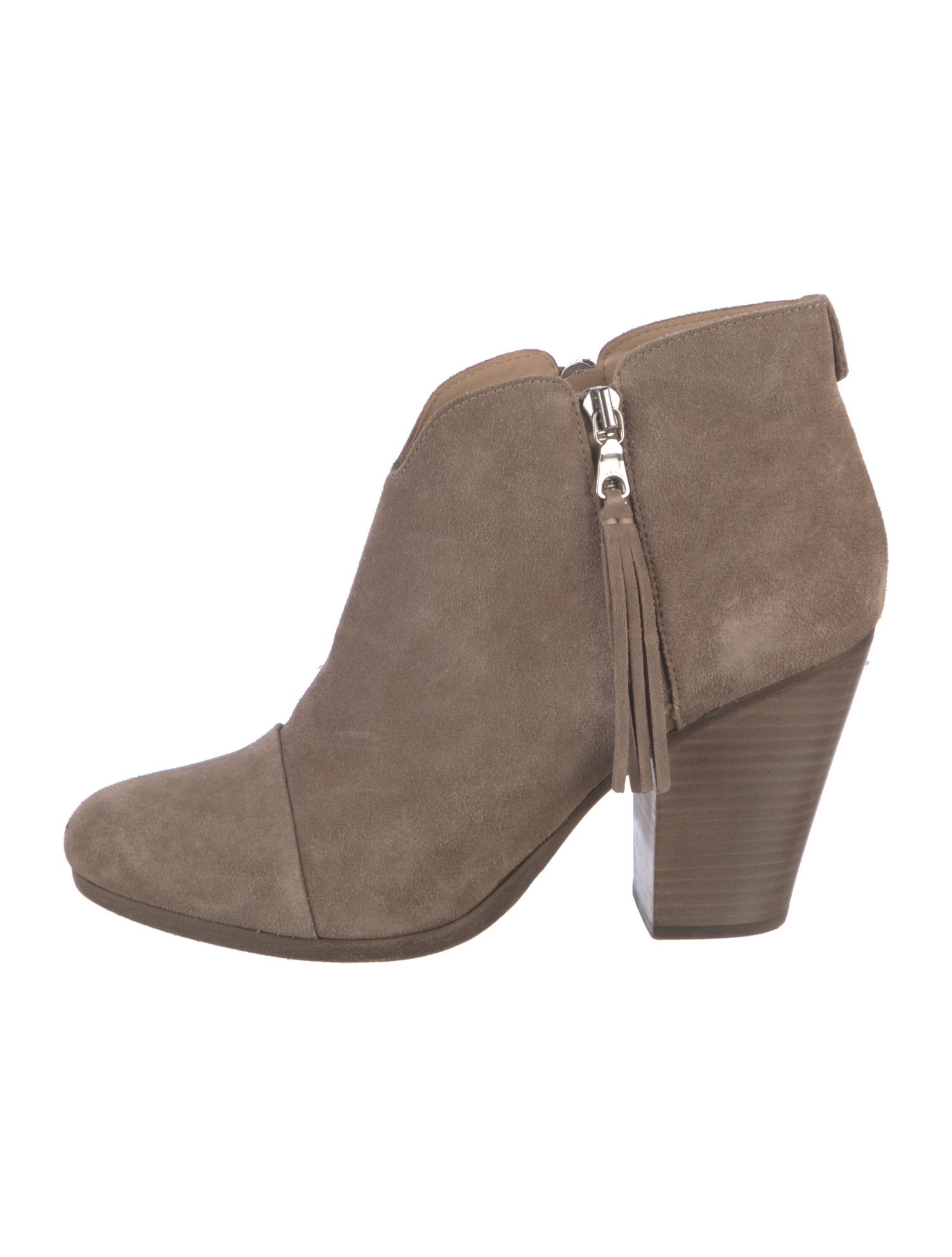 Rag & Bone Suede Tassel Accents Boots