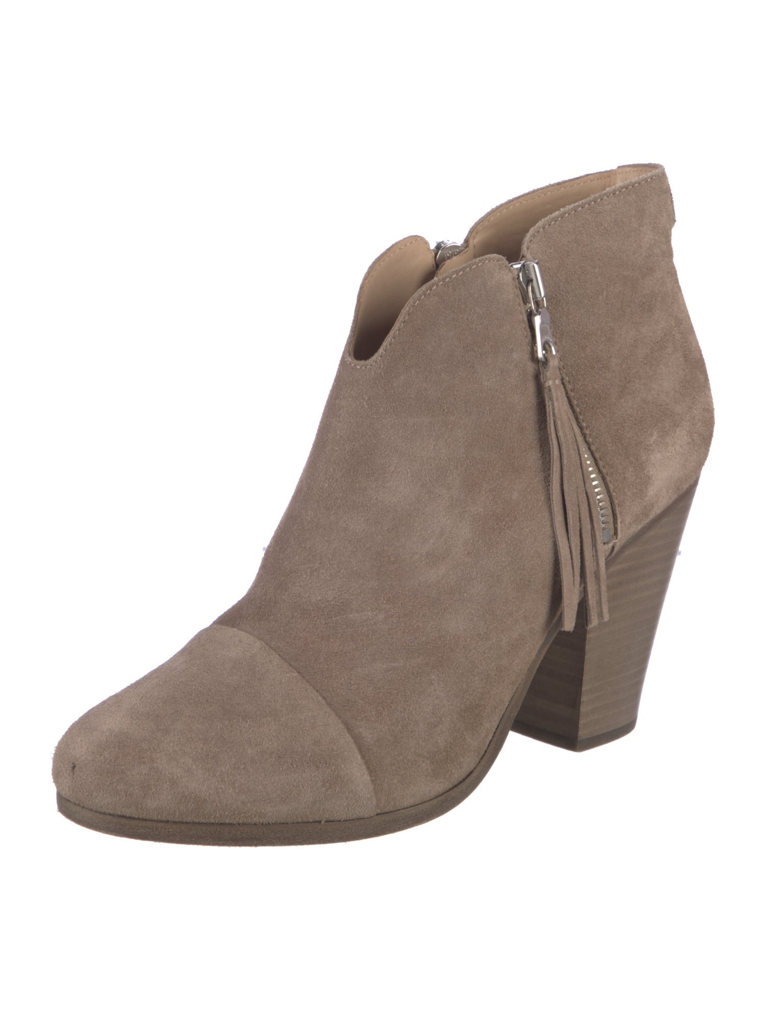 Rag & Bone Suede Tassel Accents Boots
