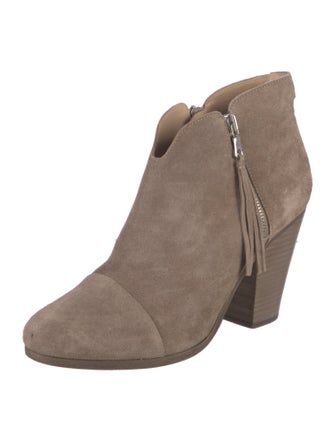 Rag & Bone Suede Tassel Accents Boots