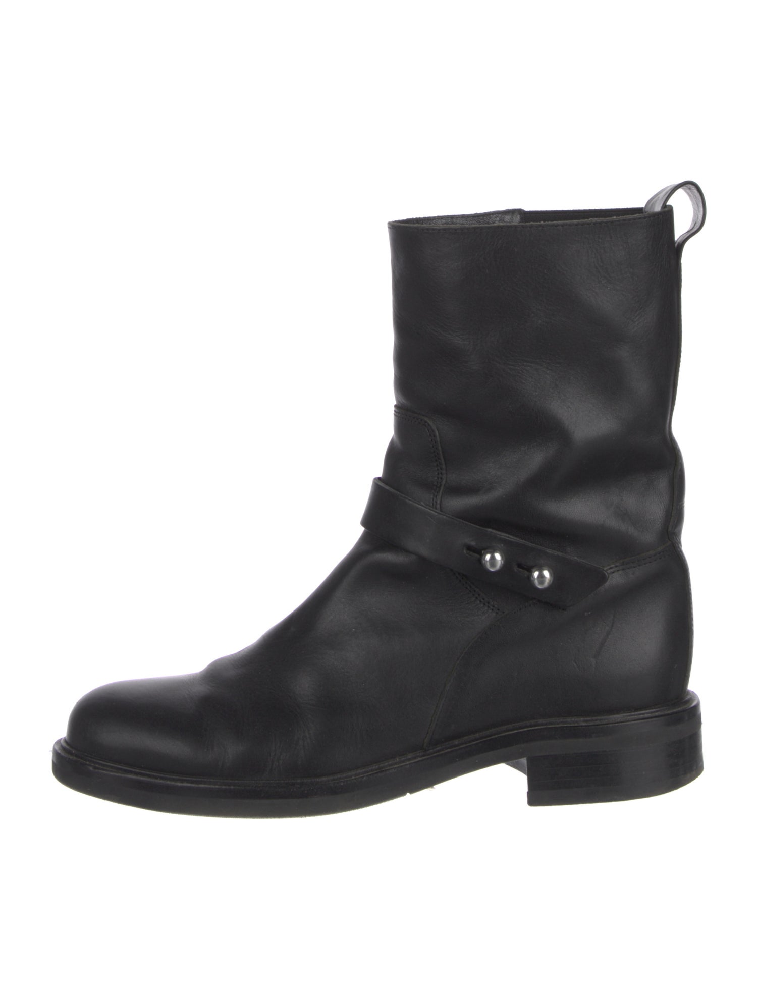 Rag & Bone Leather Moto Boots