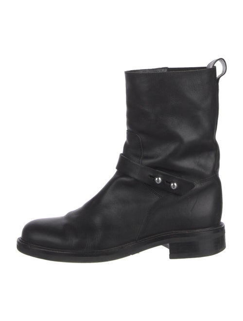 Rag & Bone Leather Moto Boots