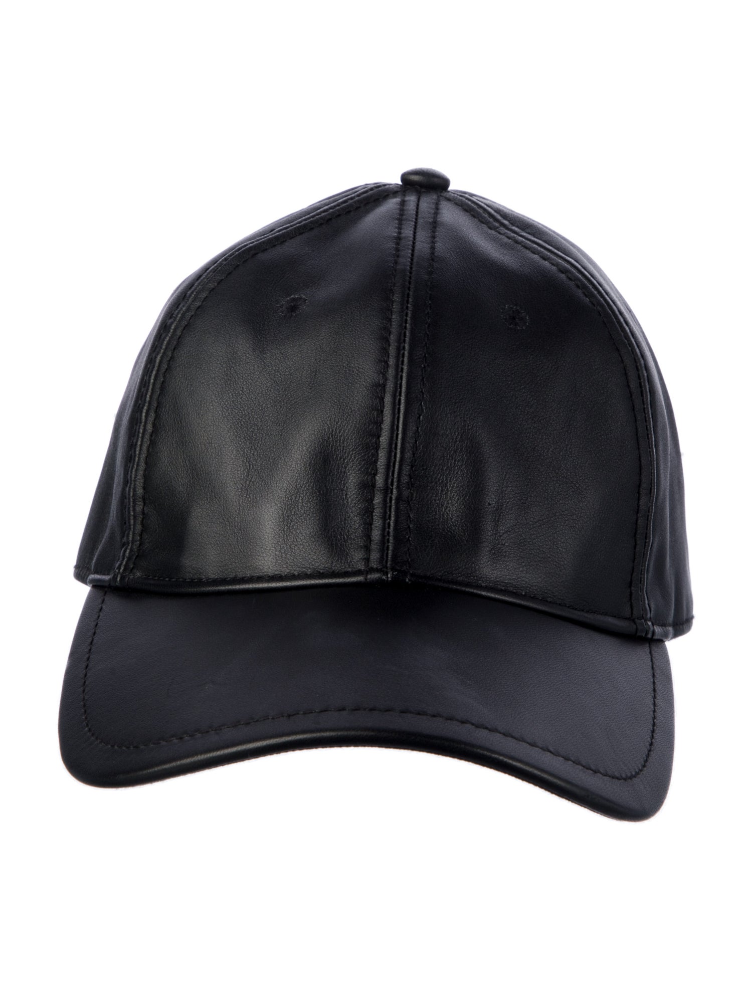 Rag & Bone Leather Baseball Cap