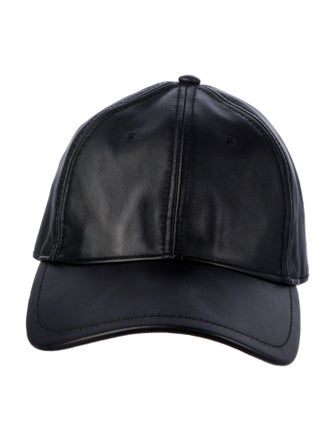 Rag & Bone Leather Baseball Cap