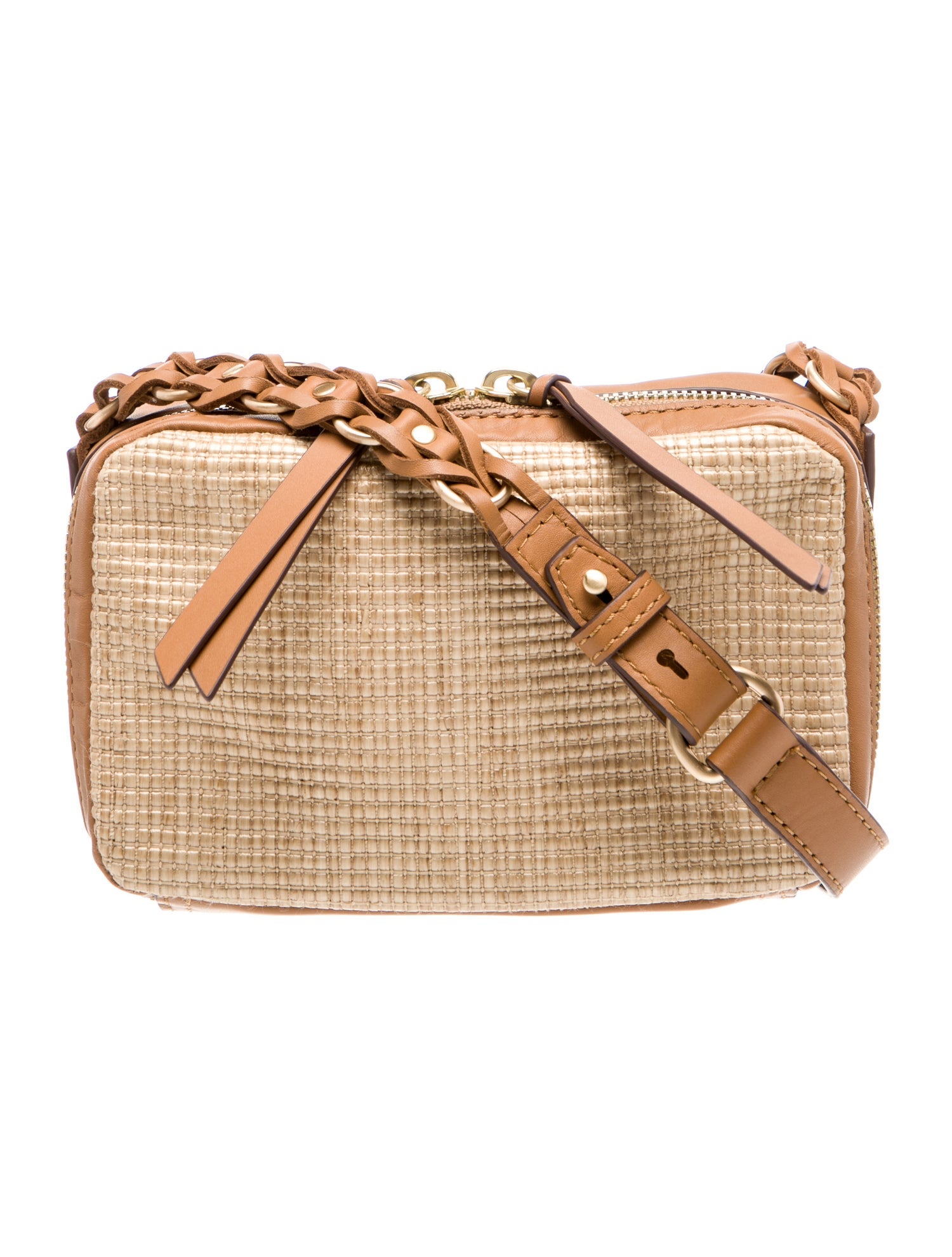 Rag & Bone Raffia Messenger Bag