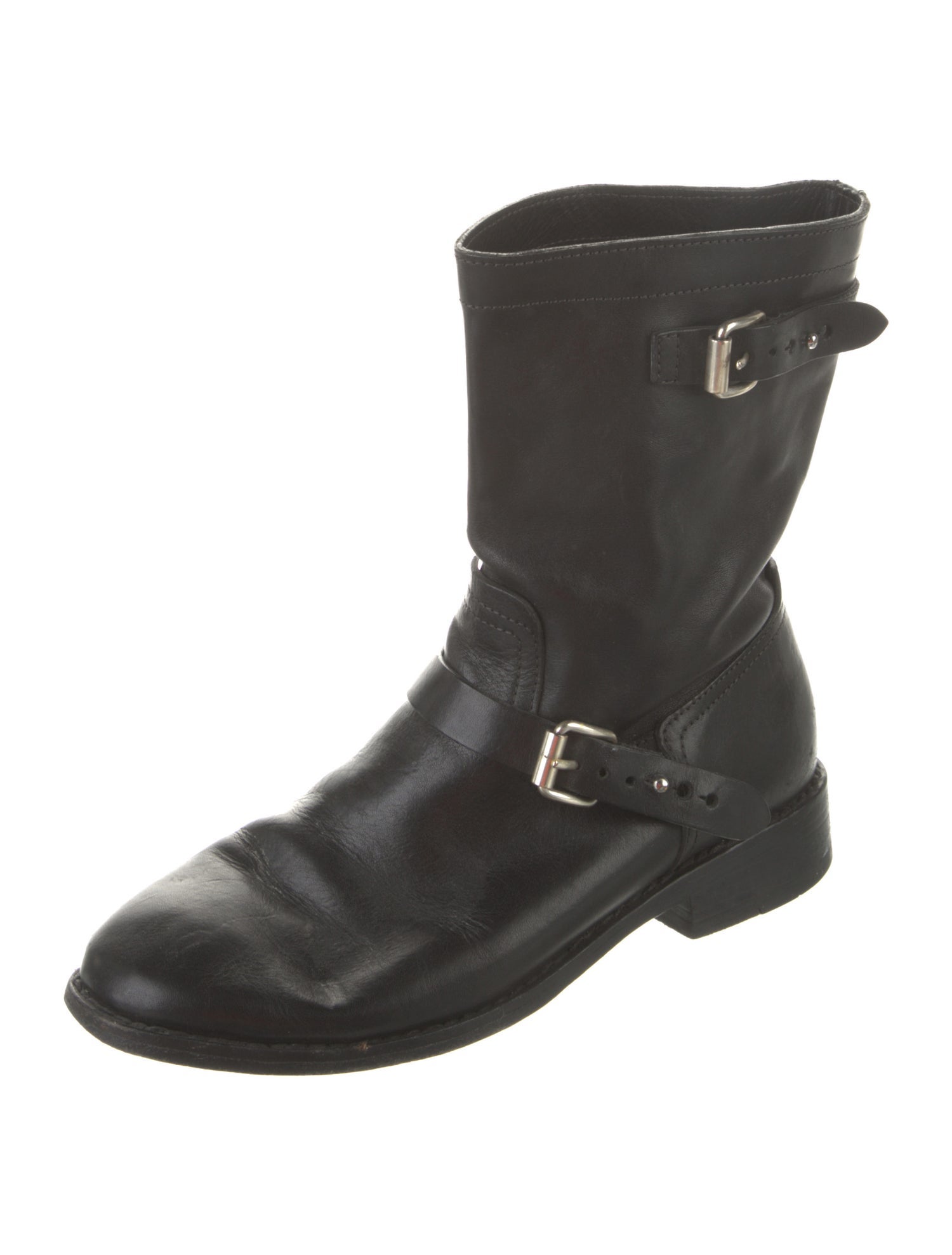 Rag & Bone Leather Moto Boots