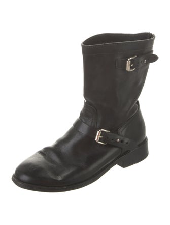 Rag & Bone Leather Moto Boots