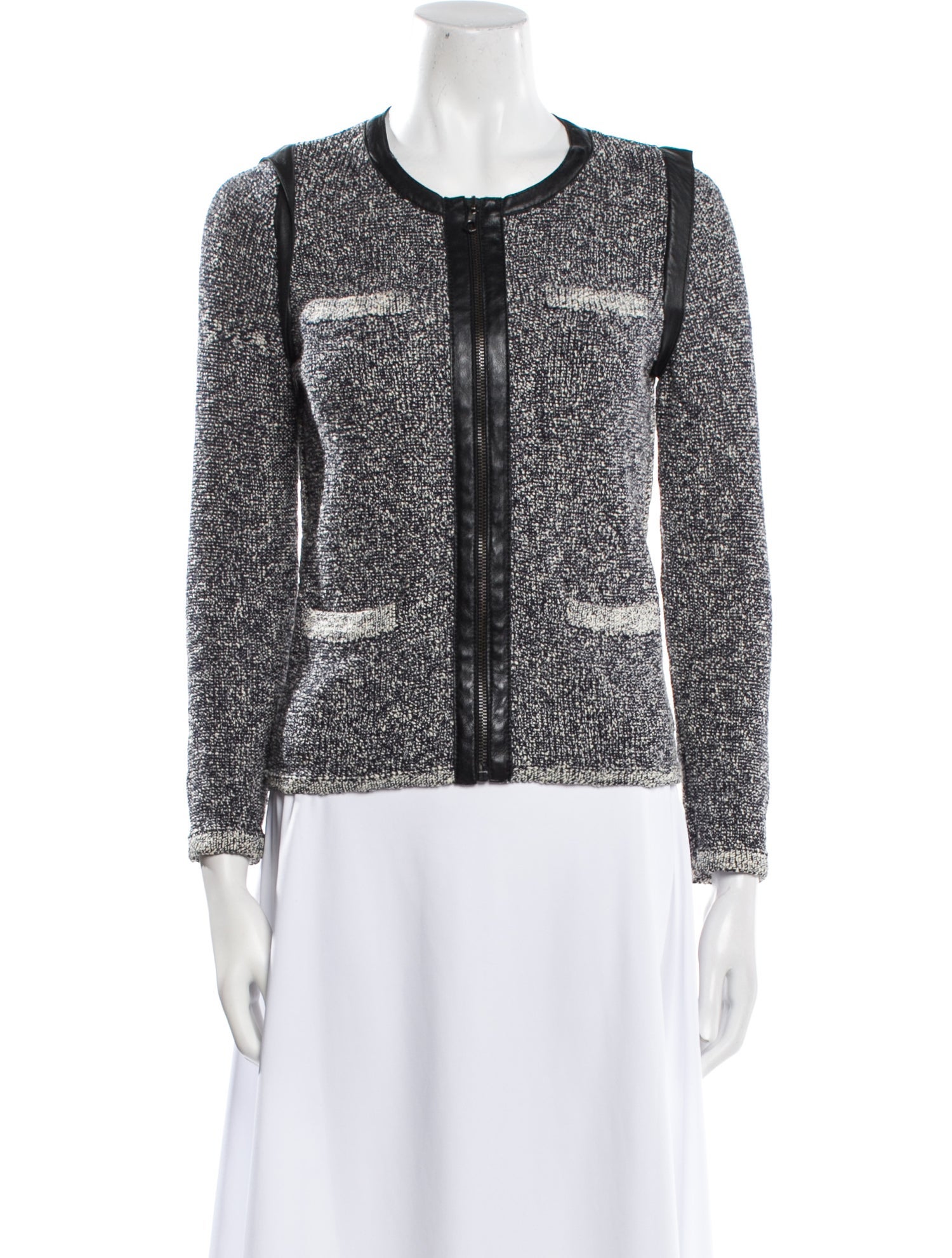Rag & Bone Tweed Pattern Evening Jacket