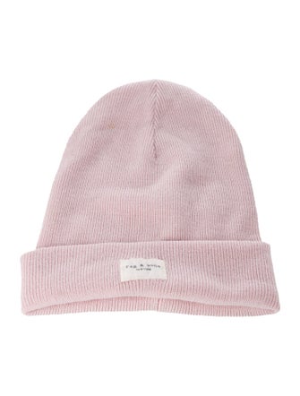 Rag & Bone Pink Knitted Beanie