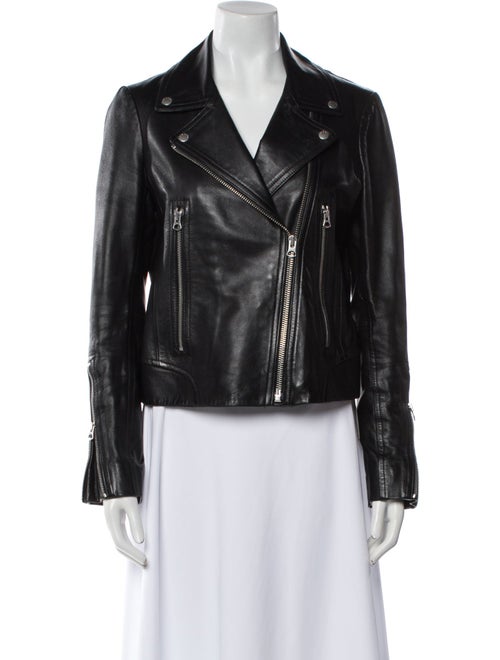 Rag & Bone Lamb Leather Biker Jacket