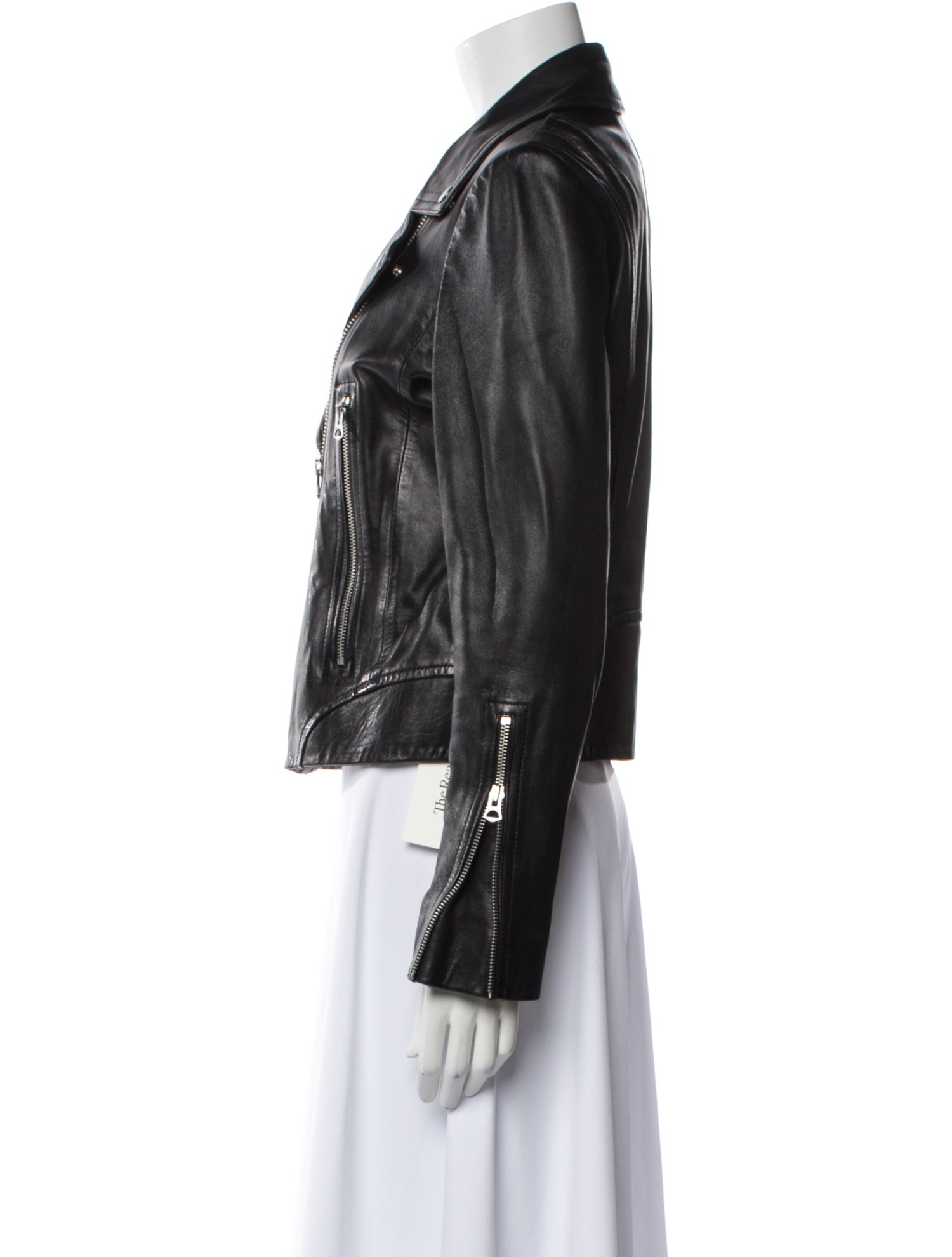 Rag & Bone Lamb Leather Biker Jacket