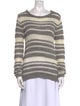 Rag & Bone Striped Scoop Neck Sweater