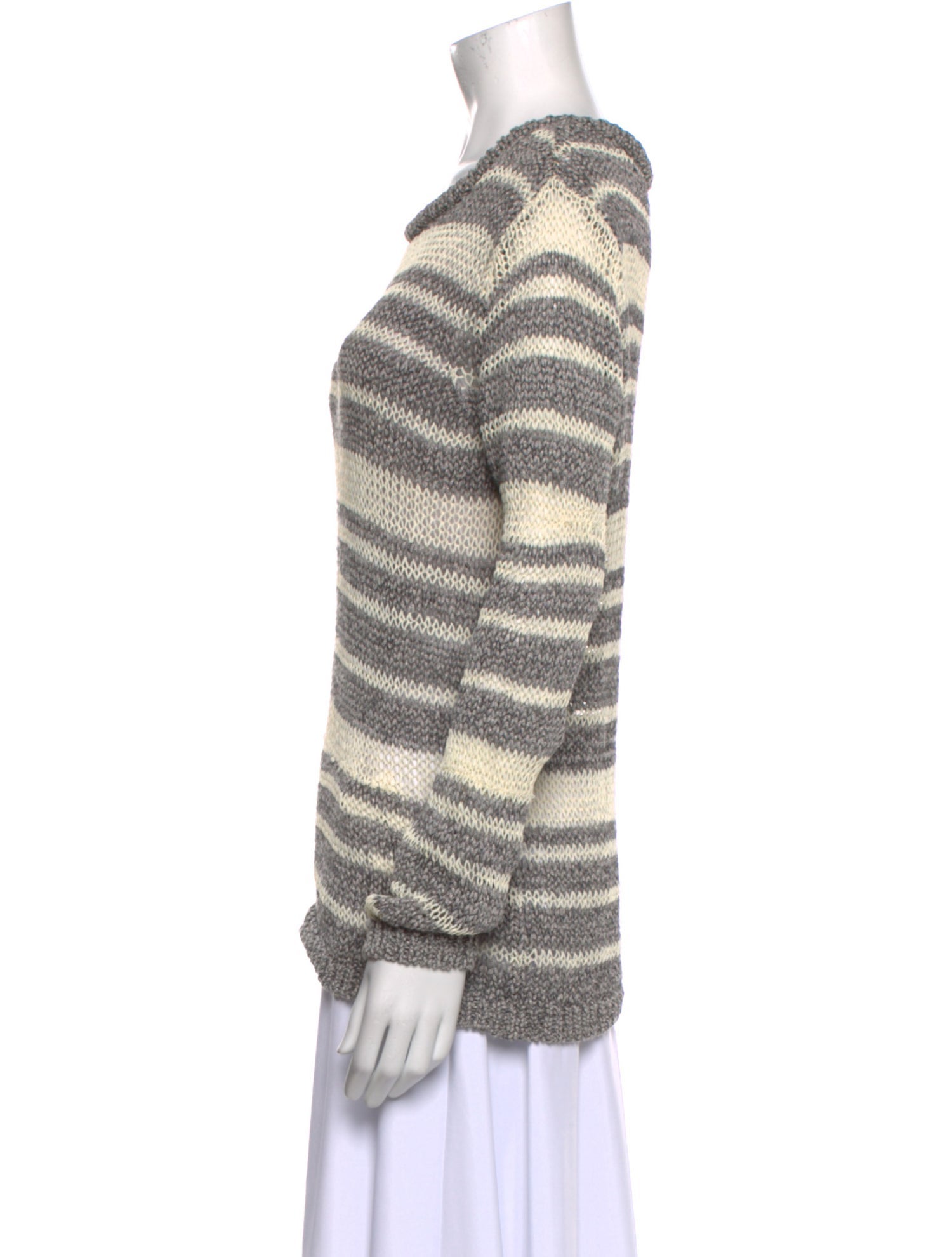Rag & Bone Striped Scoop Neck Sweater