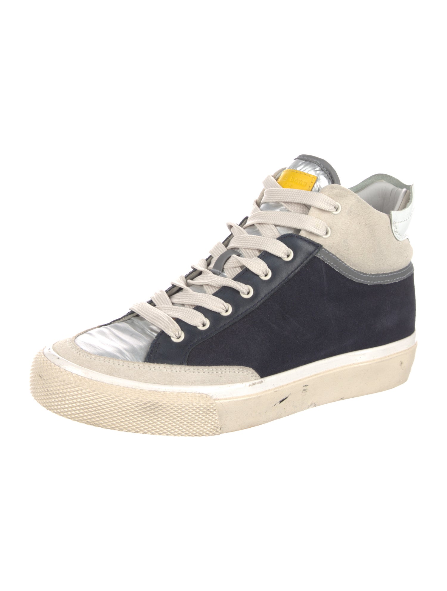 Rag & Bone Suede Colorblock Pattern Sneakers