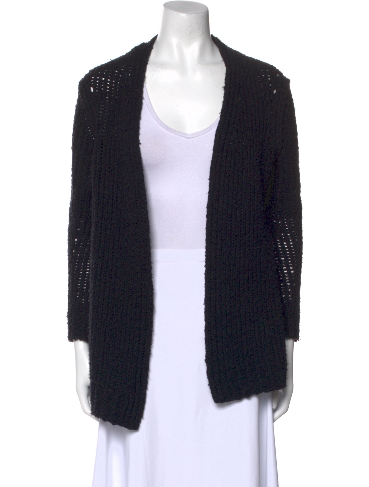 Rag & Bone Merino Wool Open Front Sweater