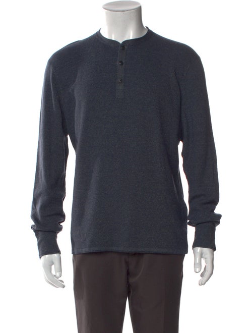 Rag & Bone Crew Neck Long Sleeve Polo Sweater