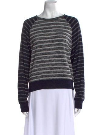 Rag & Bone Striped Crew Neck Sweater
