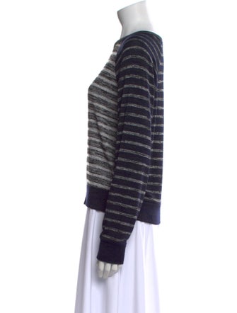 Rag & Bone Striped Crew Neck Sweater