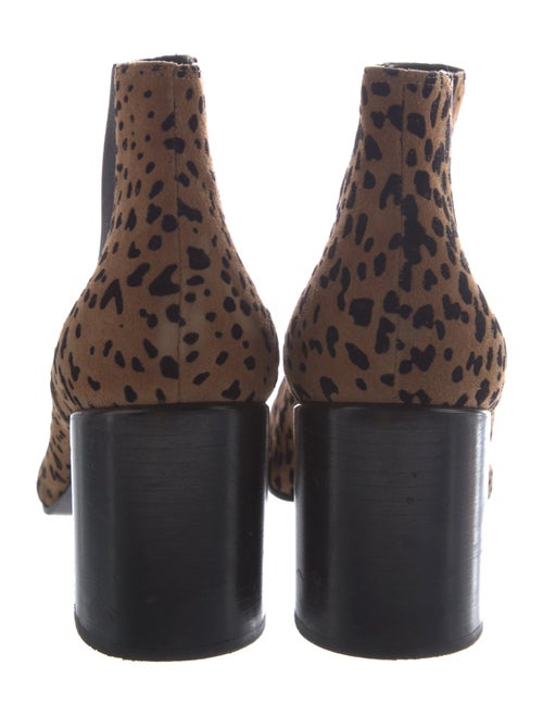 Rag & Bone Suede Animal Print Chelsea Boots