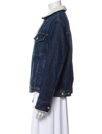 Rag & Bone Colorblock Pattern Denim Jacket