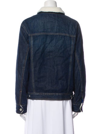 Rag & Bone Colorblock Pattern Denim Jacket