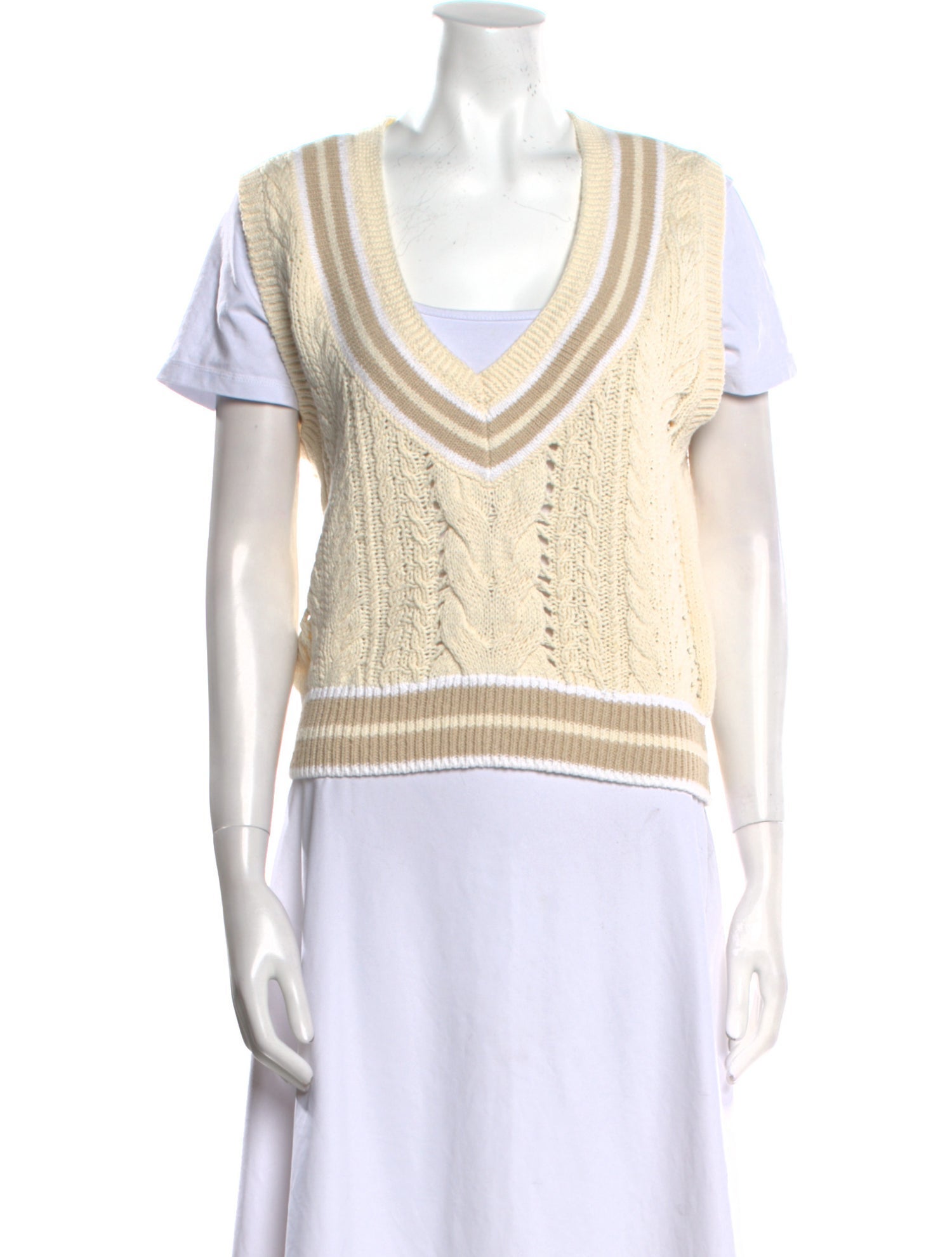 Rag & Bone Patterned V-Neck Sweater