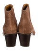 Rag & Bone Suede Animal Print Chelsea Boots