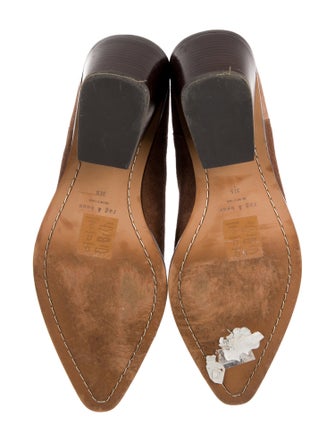 Rag & Bone Suede Animal Print Chelsea Boots