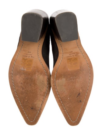 Rag & Bone Suede Animal Print Chelsea Boots