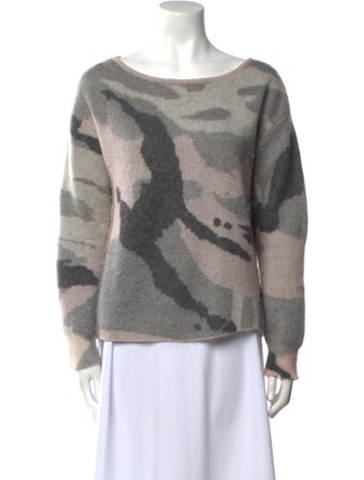 Rag & Bone Merino Wool Printed Sweater