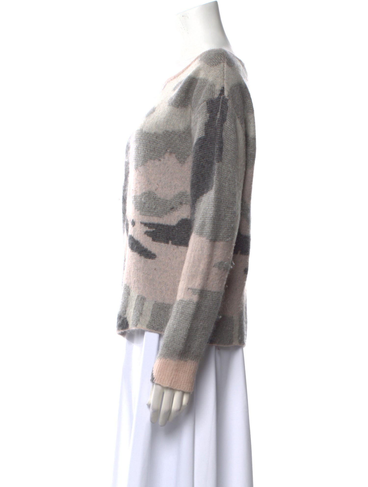 Rag & Bone Merino Wool Printed Sweater