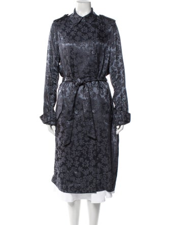 Rag & Bone Floral Print Trench Coat