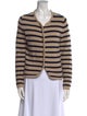 Rag & Bone Striped V-Neck Sweater