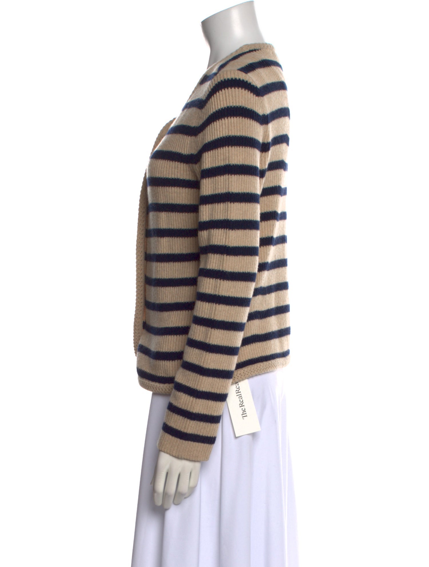 Rag & Bone Striped V-Neck Sweater
