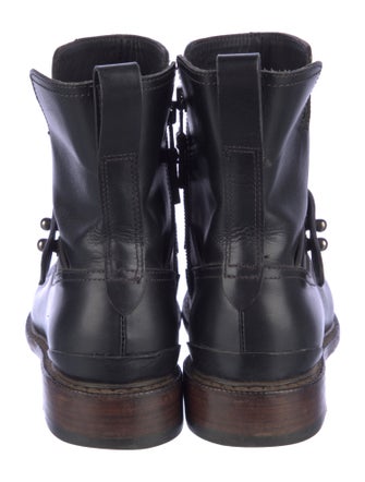 Rag & Bone Leather Moto Boots