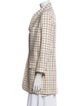 Rag & Bone Virgin Wool Plaid Print Peacoat