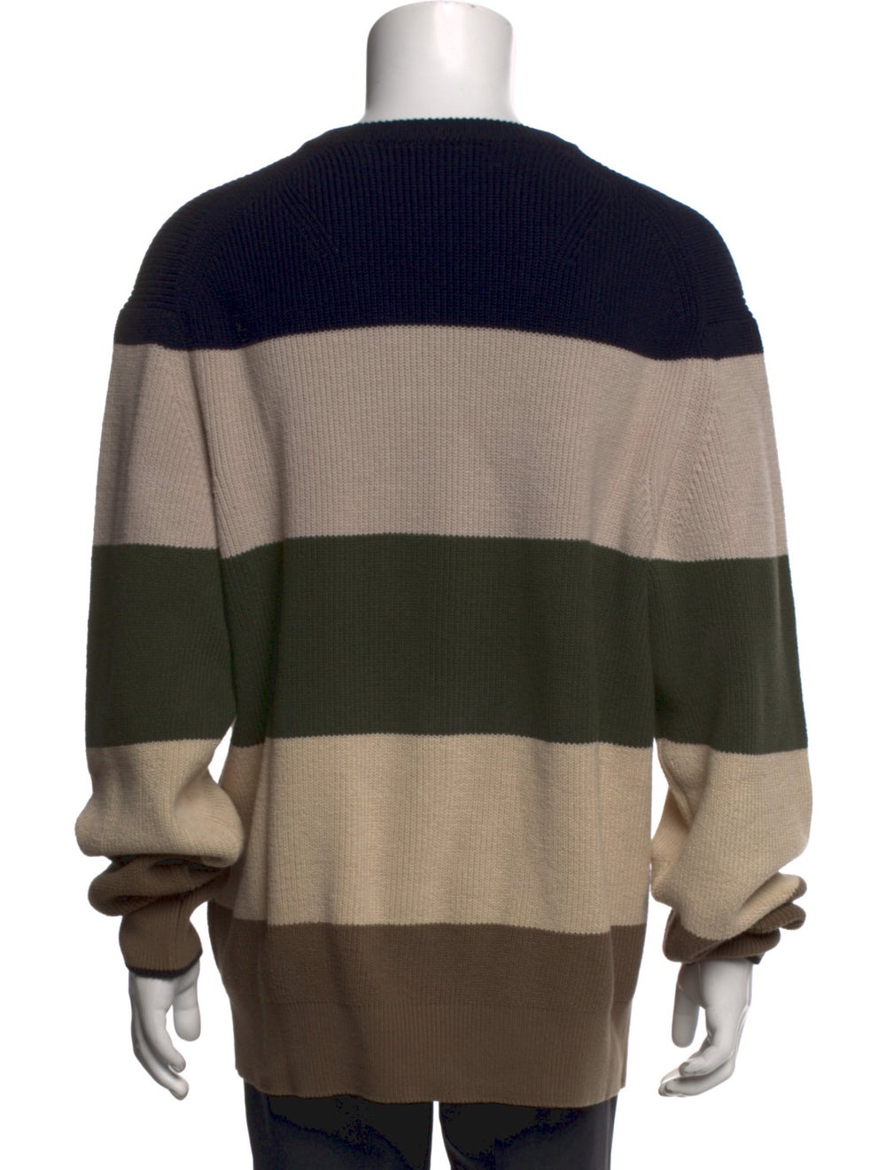 Rag & Bone Pullover Green Colorblock Pattern Long… - image 3