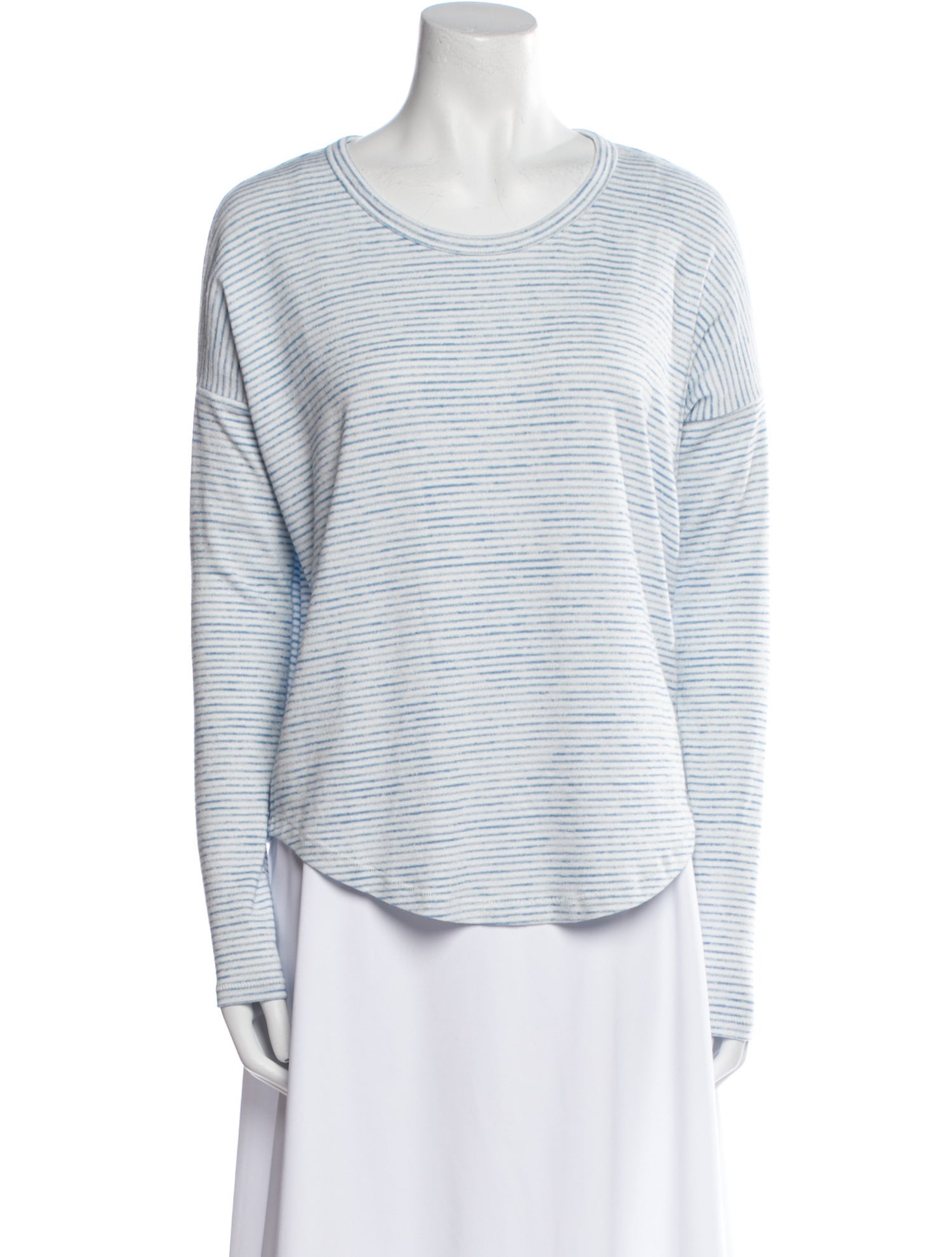 Rag & Bone Striped Scoop Neck Sweater