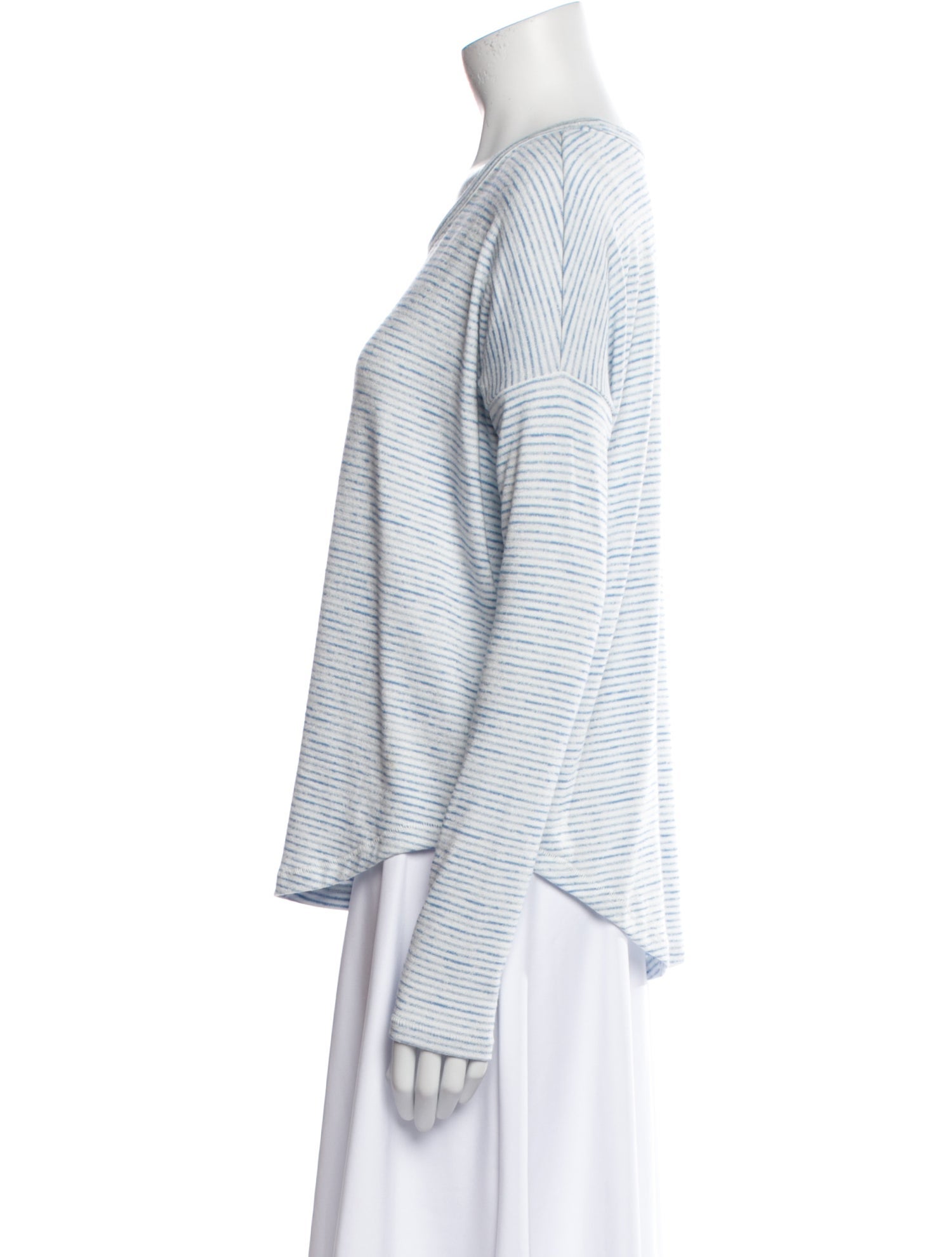 Rag & Bone Striped Scoop Neck Sweater